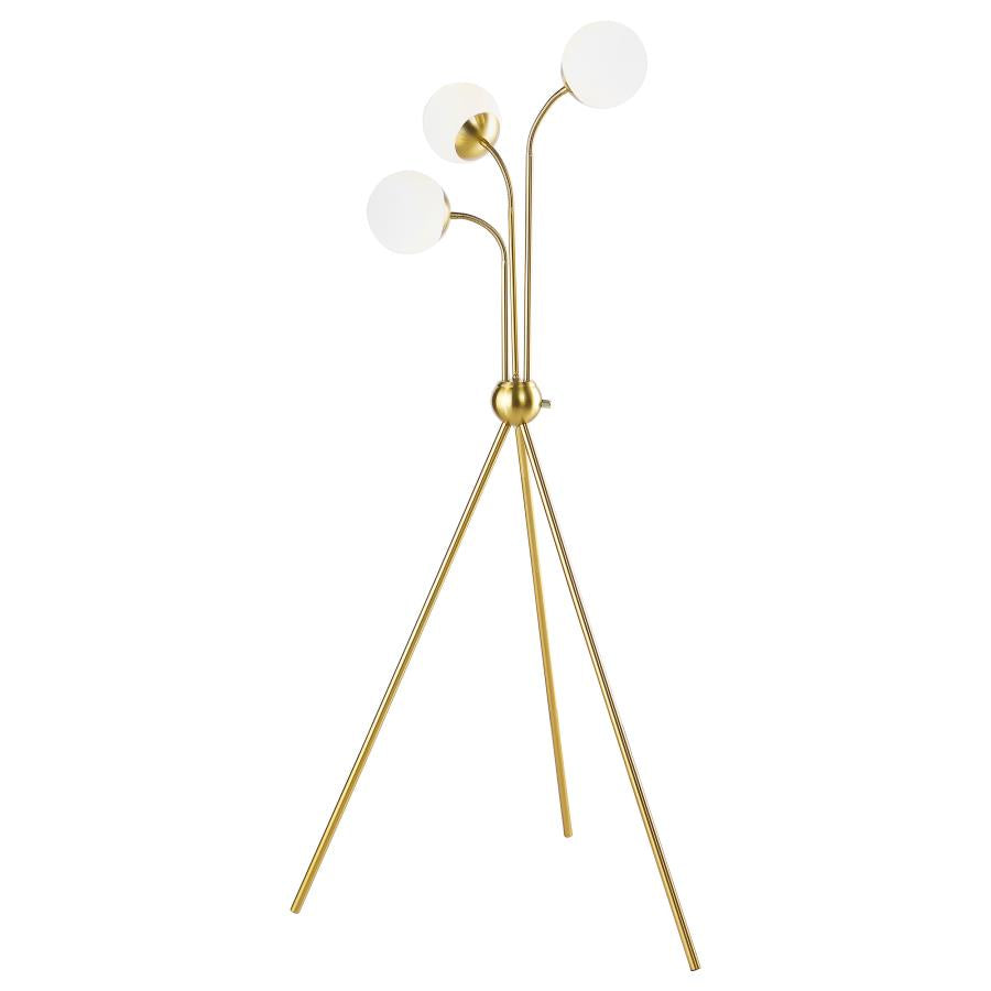 Miley Gold Floor Lamp - MyWaynesHome #