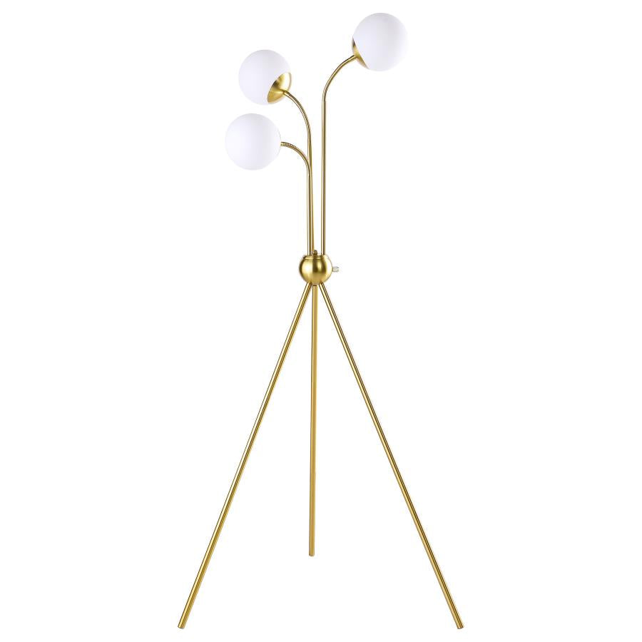 Miley Gold Floor Lamp - MyWaynesHome #