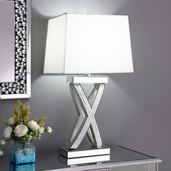 Dominick Silver Table Lamp - MyWaynesHome #