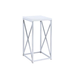 Edmund Silver Side Table - MyWaynesHome #