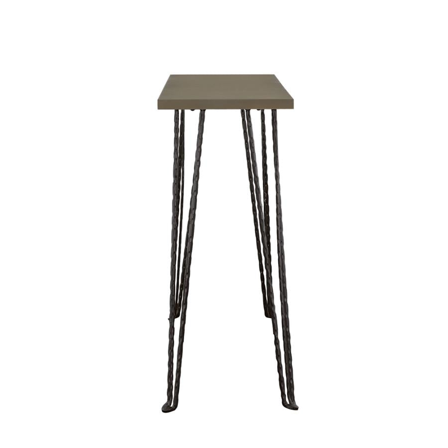 Neville Grey Console Table - MyWaynesHome #