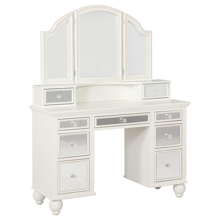 Reinhart White Vanity Set - MyWaynesHome #