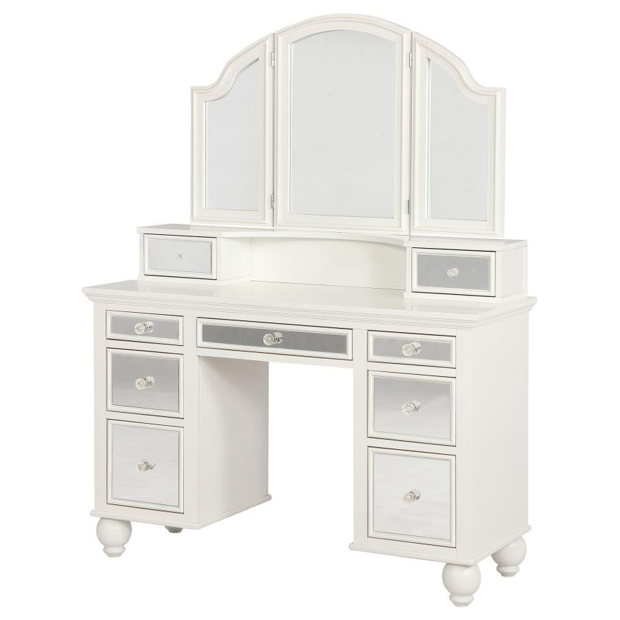 Reinhart White Vanity Set - MyWaynesHome #