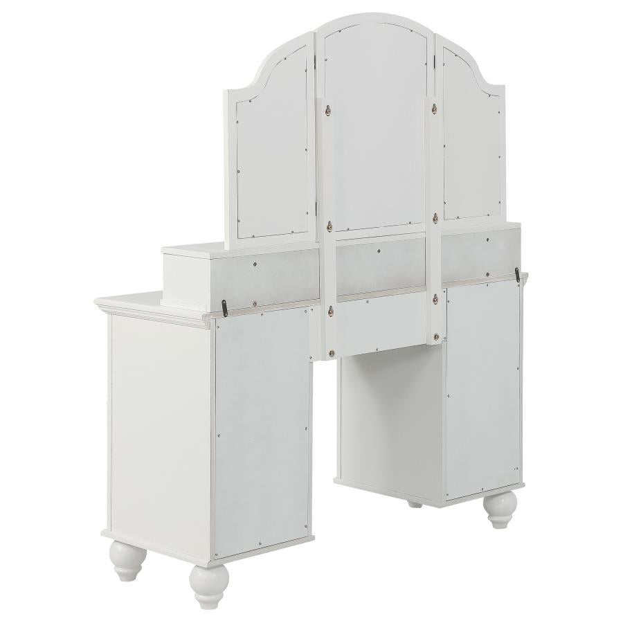 Reinhart White Vanity Set - MyWaynesHome #