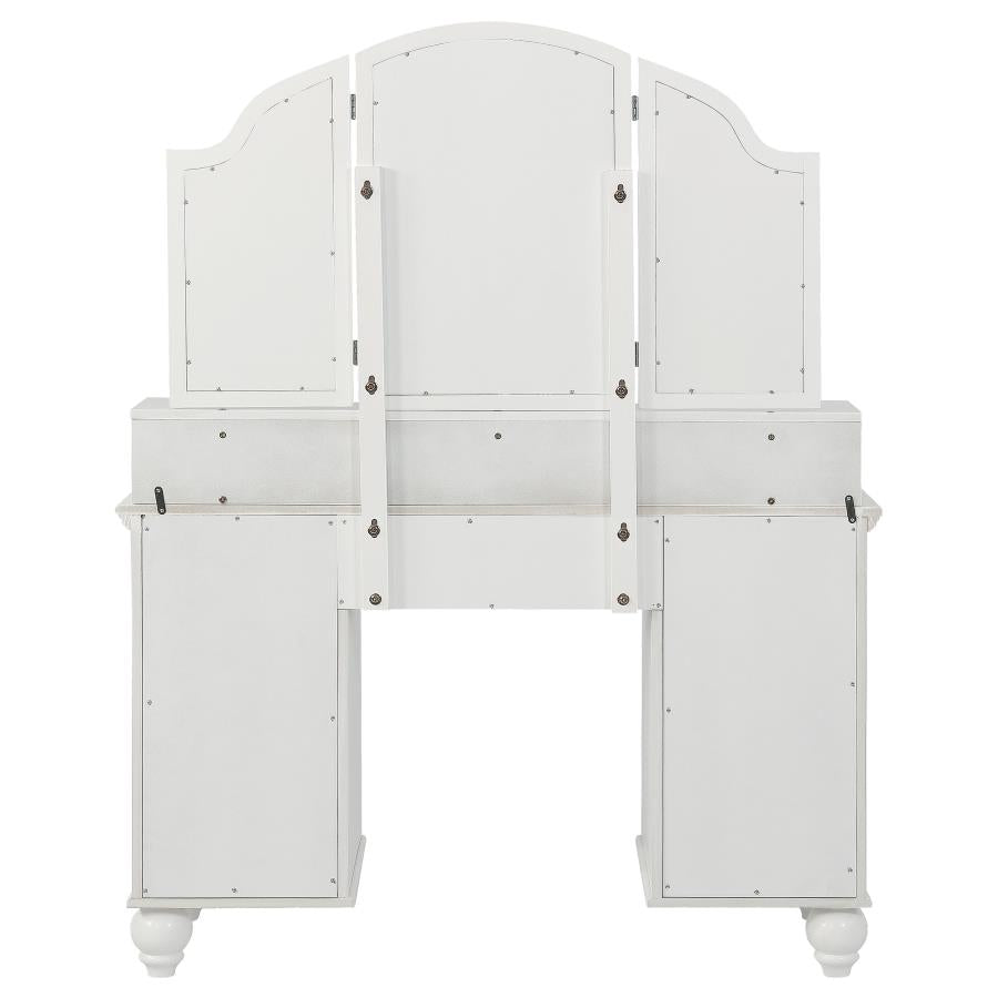 Reinhart White Vanity Set - MyWaynesHome #