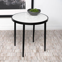 Kofi White Side Table - MyWaynesHome #