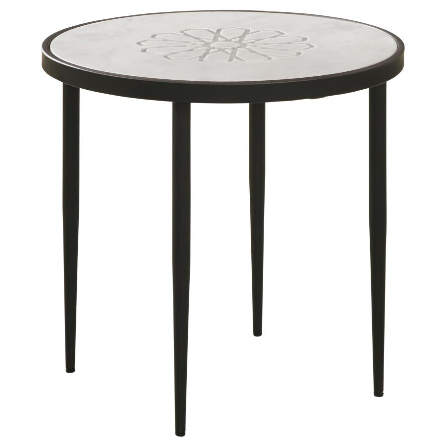 Kofi White Side Table - MyWaynesHome #