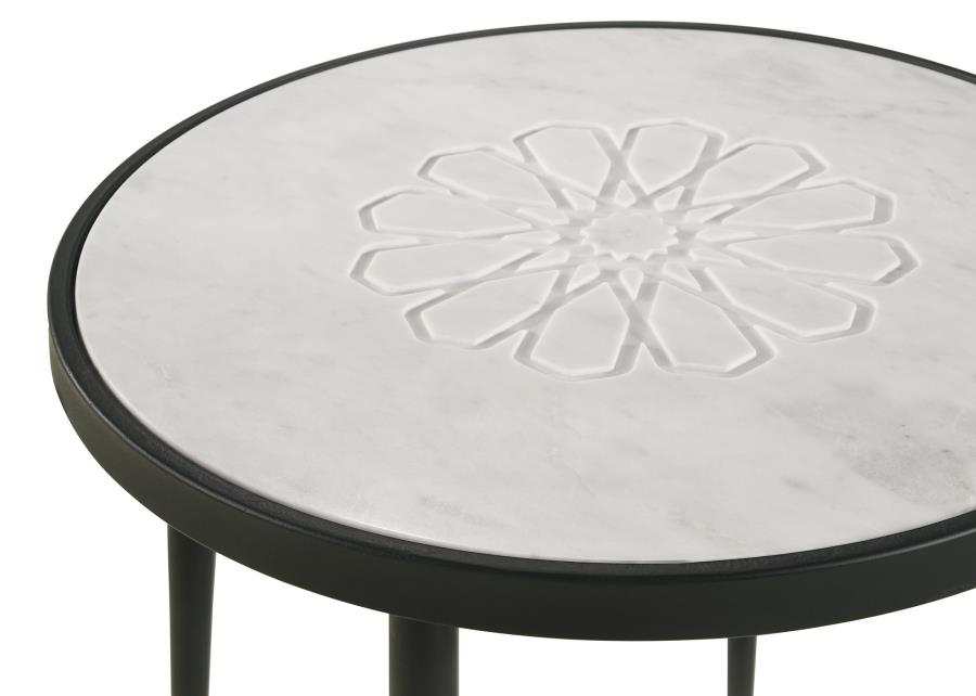 Kofi White Side Table - MyWaynesHome #
