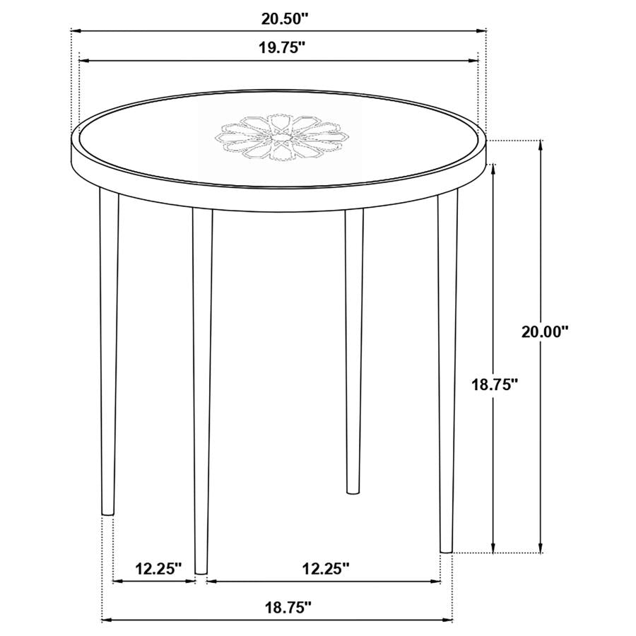 Kofi White Side Table - MyWaynesHome #