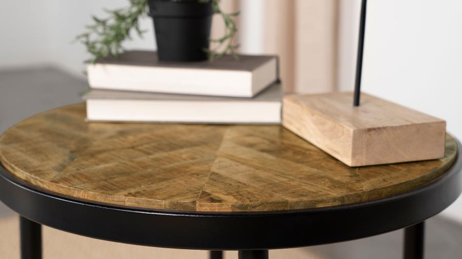 Hayden Brown Side Table - MyWaynesHome #
