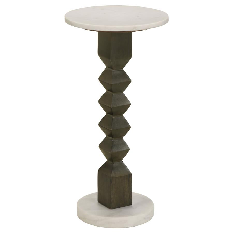 Colette White Side Table - MyWaynesHome #