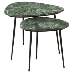 Tobias Black 2 Pc Nesting Table - MyWaynesHome #