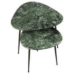 Tobias Black 2 Pc Nesting Table - MyWaynesHome #