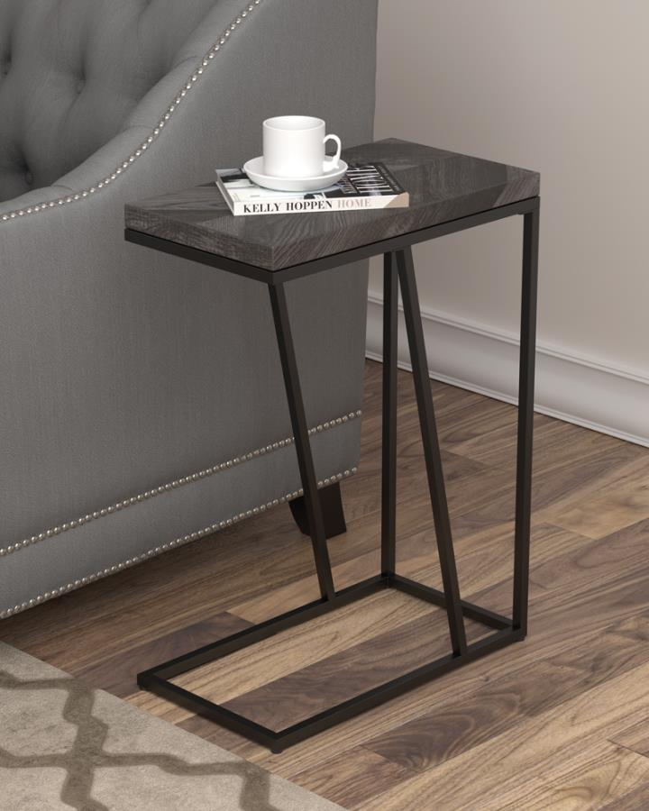 Sergio Grey Side Table - MyWaynesHome #