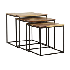 Belcourt Brown 3 Pc Nesting Table - MyWaynesHome #