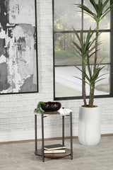 Noemie Brown Side Table - MyWaynesHome #