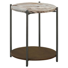 Noemie Brown Side Table - MyWaynesHome #