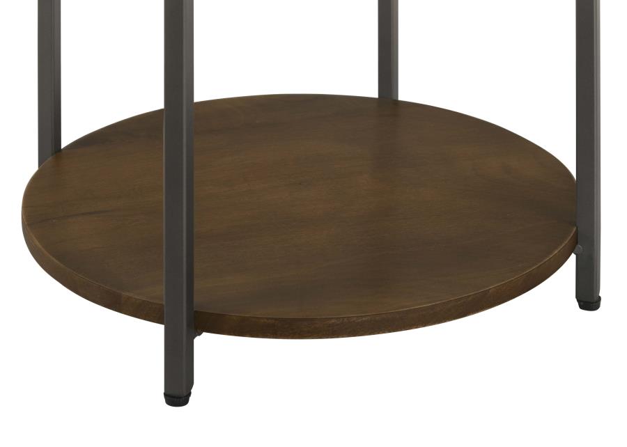 Noemie Brown Side Table - MyWaynesHome #