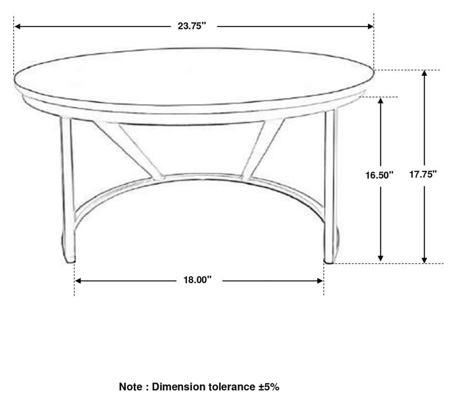 Miguel White Coffee Table - MyWaynesHome #