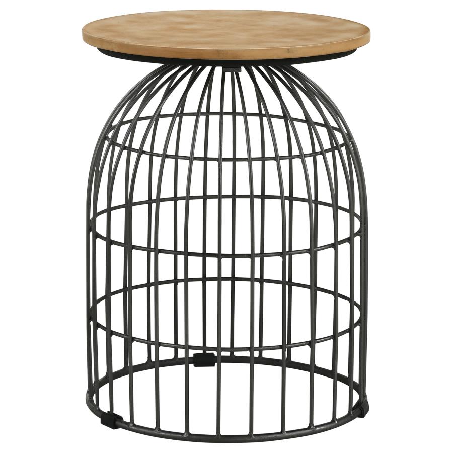 Bernardo Grey Side Table - MyWaynesHome #