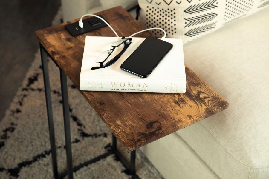 Rudy Brown Side Table - MyWaynesHome #