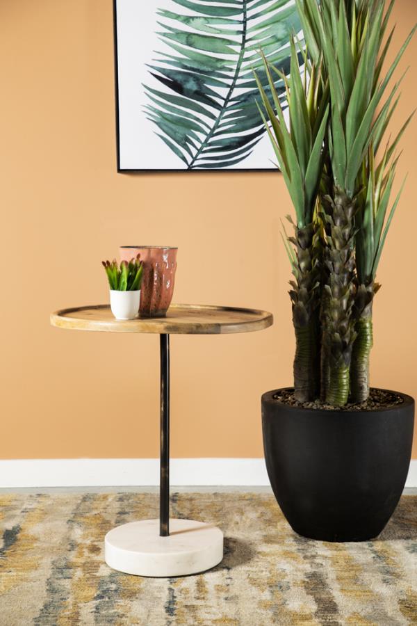 Ginevra Brown Side Table - MyWaynesHome #