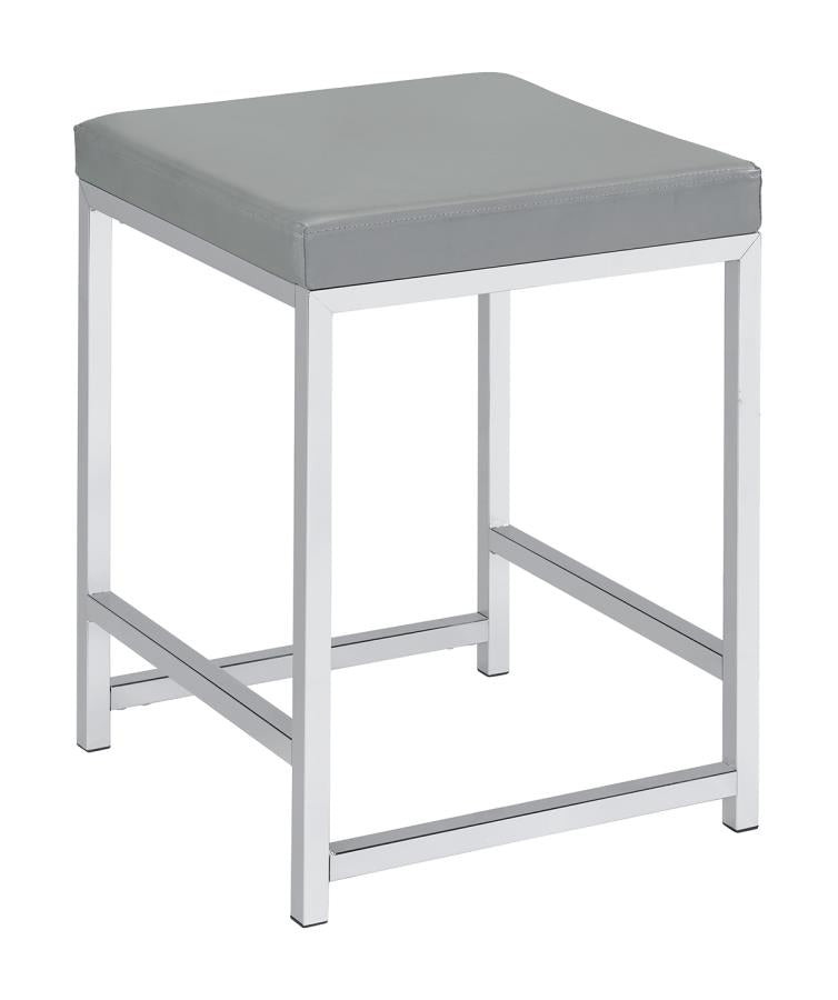 Umbridge Grey Vanity Stool - MyWaynesHome #