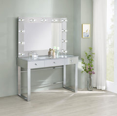 Umbridge Silver Vanity Table & Mirror - MyWaynesHome #