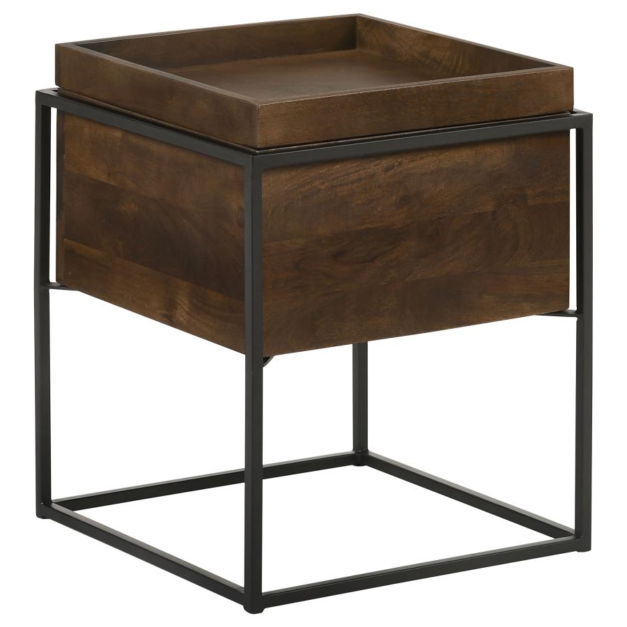 Ondrej Brown Side Table - MyWaynesHome #