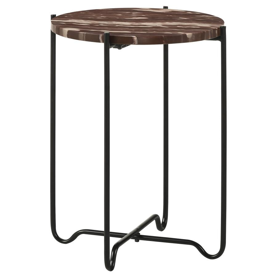 Latifa Red Side Table - MyWaynesHome #