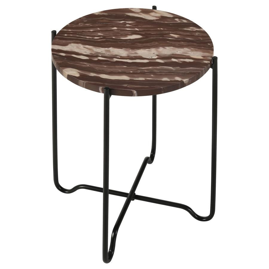 Latifa Red Side Table - MyWaynesHome #