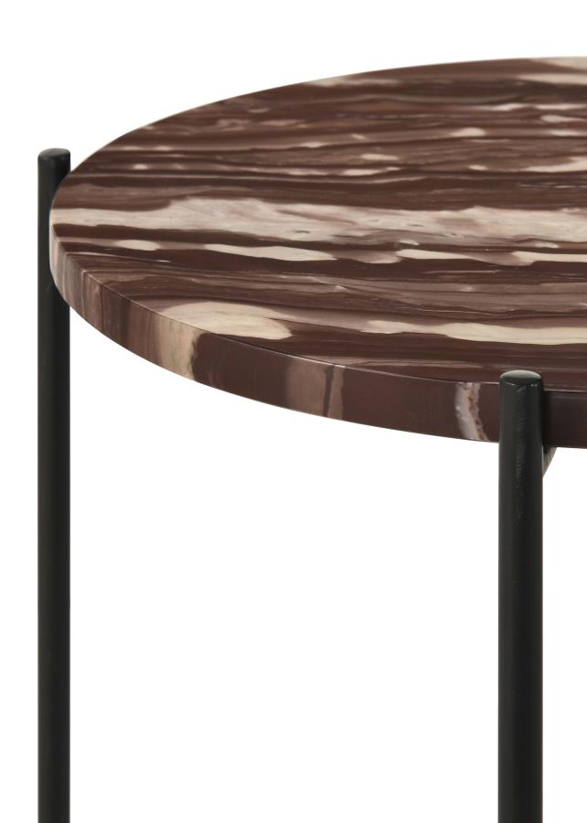 Latifa Red Side Table - MyWaynesHome #