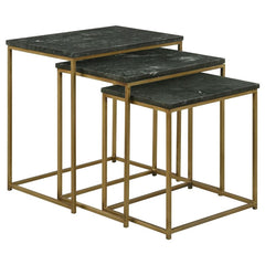Medora Green 3 Pc Nesting Table - MyWaynesHome #