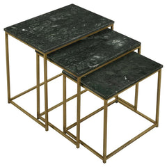 Medora Green 3 Pc Nesting Table - MyWaynesHome #