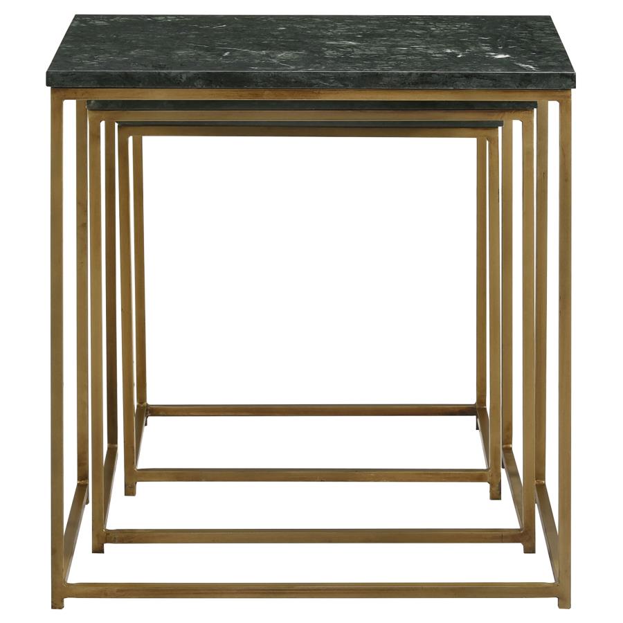 Medora Green 3 Pc Nesting Table - MyWaynesHome #