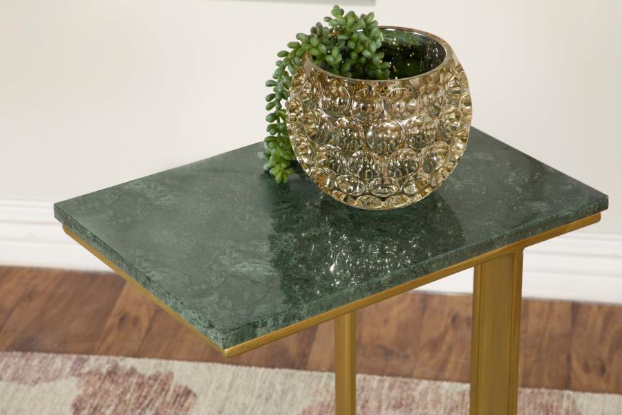 Vicente Gold Side Table - MyWaynesHome #