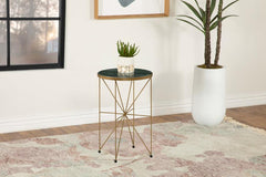 Eliska Gold Side Table - MyWaynesHome #