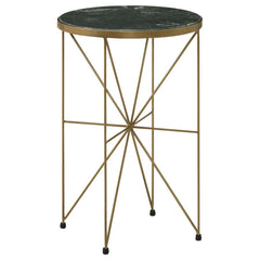 Eliska Gold Side Table - MyWaynesHome #