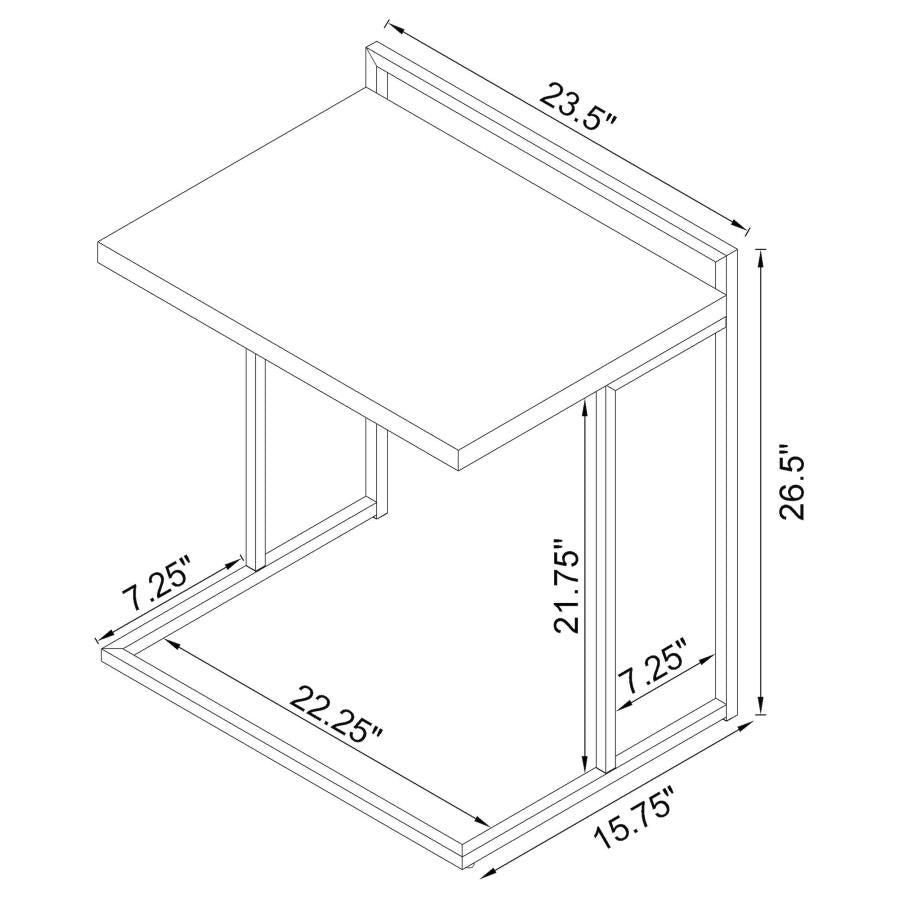 Dani Grey Side Table - MyWaynesHome #