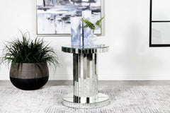 Dorielle Silver Side Table - MyWaynesHome #