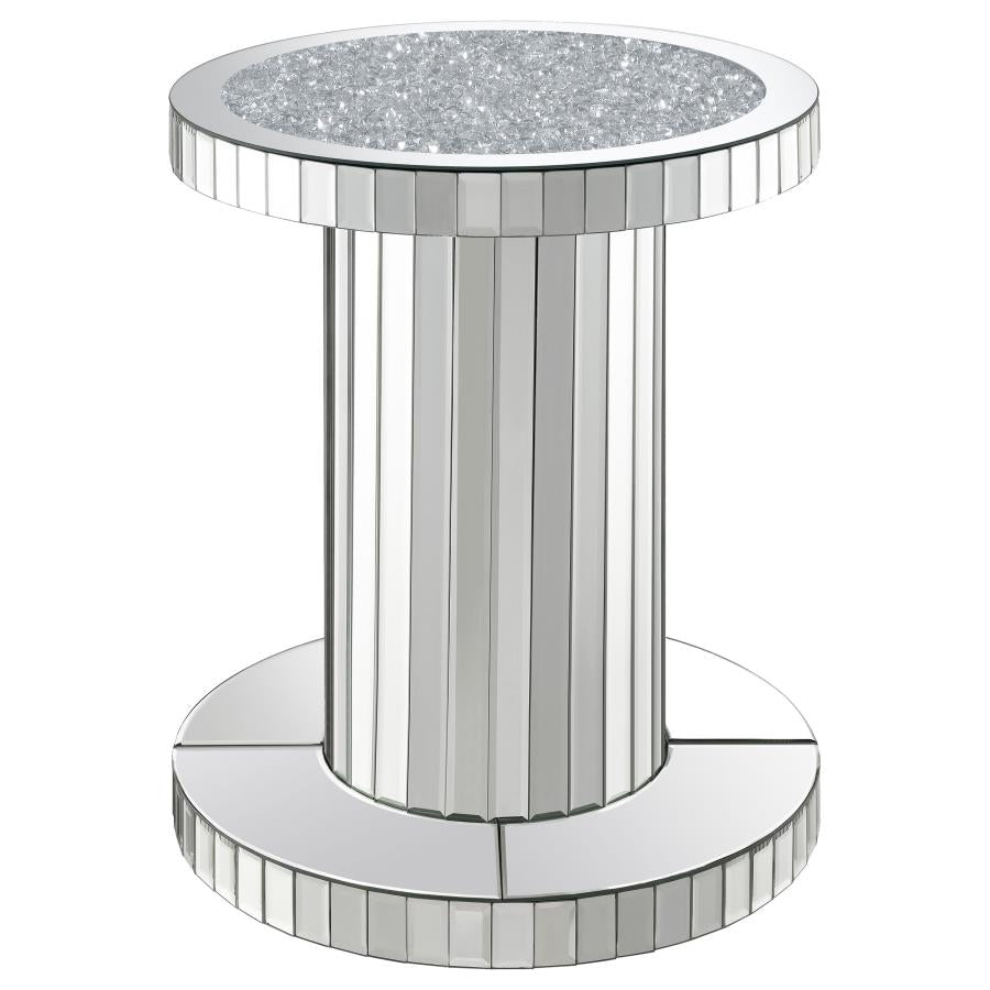 Dorielle Silver Side Table - MyWaynesHome #
