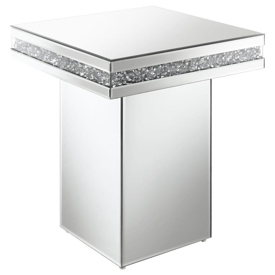 Elora Silver Side Table - MyWaynesHome #