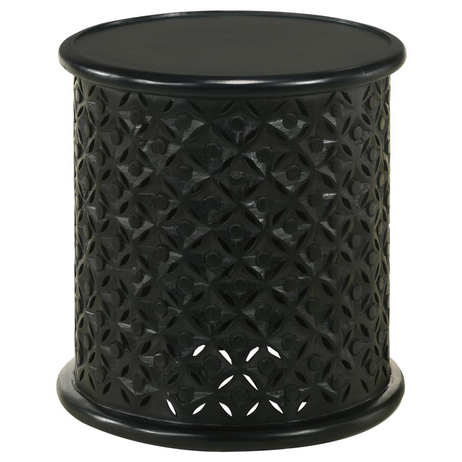 Krish Black Side Table - MyWaynesHome #