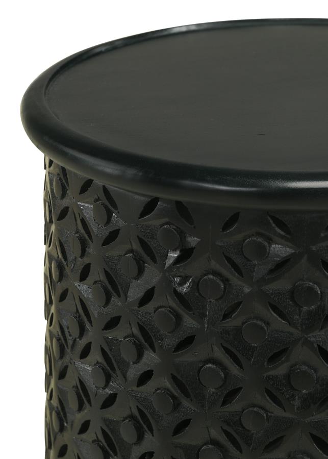 Krish Black Side Table - MyWaynesHome #