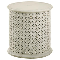 Krish Ivory Side Table - MyWaynesHome #