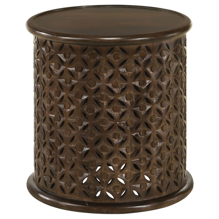 Krish Brown Side Table - MyWaynesHome #
