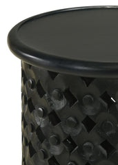 Krish Black Side Table - MyWaynesHome #