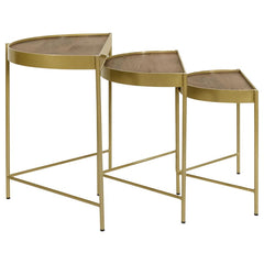 Tristen Brown 3 Pc Nesting Table - MyWaynesHome #