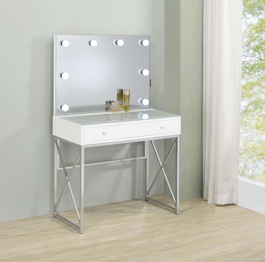 Eliza White Vanity Set - MyWaynesHome #