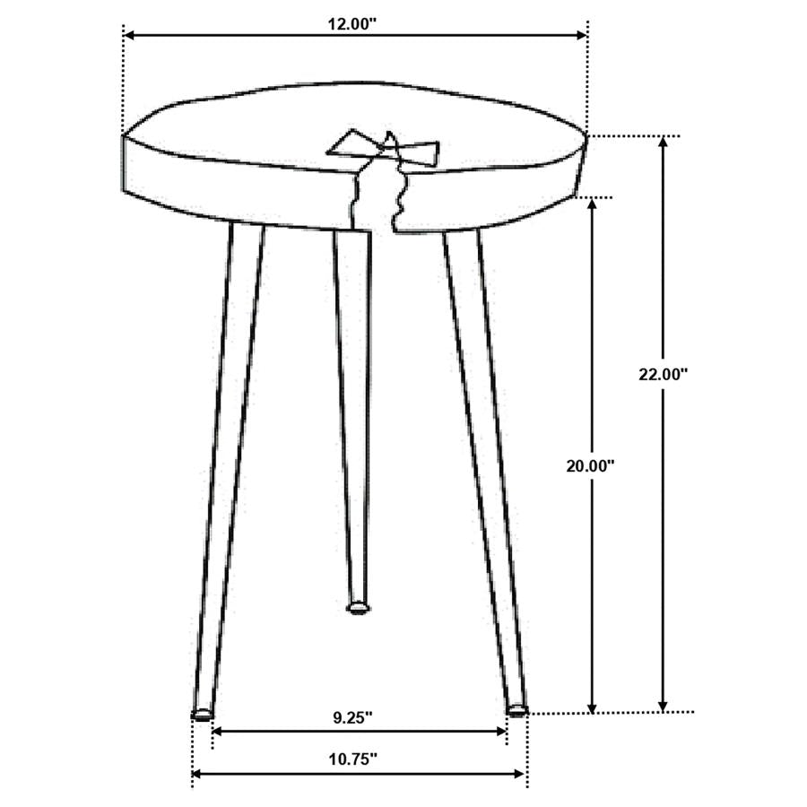 Keith Brown Side Table - MyWaynesHome #